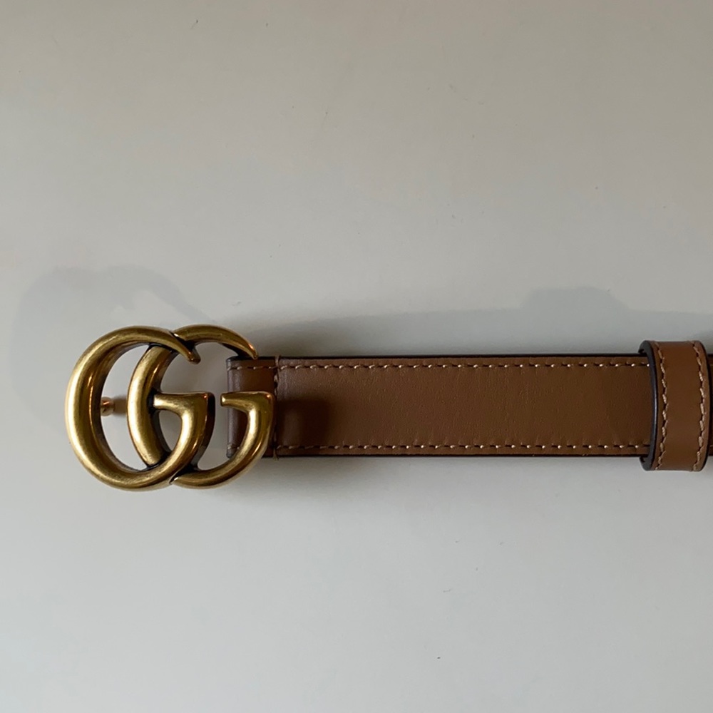 Authentic thin Gucci belt